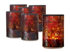 Mosaic Glass Patio Light 3x5 - Set 6