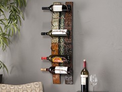 Adriano 6-Bottle Wall Mount Wine Storage
