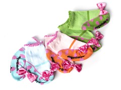 Ballet Dots 3 Pair Socks