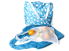 Good Kit 3 Grocery Bags - Blueberry