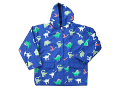 Blue Dinosaurs Rain Coat