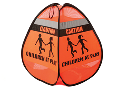 Pop Up Children at Play Sign