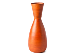 Modern Bamboo Vase - Pumpkin