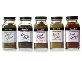 Gourmet Nut Spice Rubs, Set of 5
