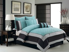 Aspen Hotel 8Pc Set-Blue/Smoke-2 Sizes