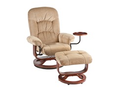 Recliner & Ottoman - Sand