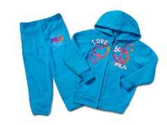 Toddler Ocean Blue Fleece Set