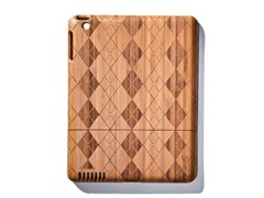 Bamboo Argyle Cover for iPad 2 & 3