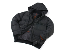 Hawke Puffer Down Jacket w/ Hood - Black