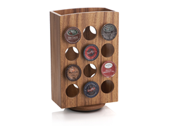Acacia Wood 2 Sided Rotating Rack