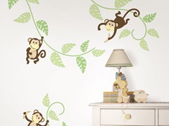 Monkeying Around Wall Art Kit