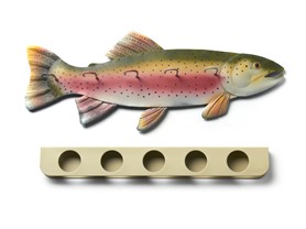 Fishing Rod Rack - Trout