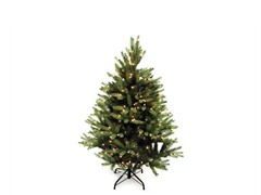 Greensboro Full Tree 4'5" Prelit Clear