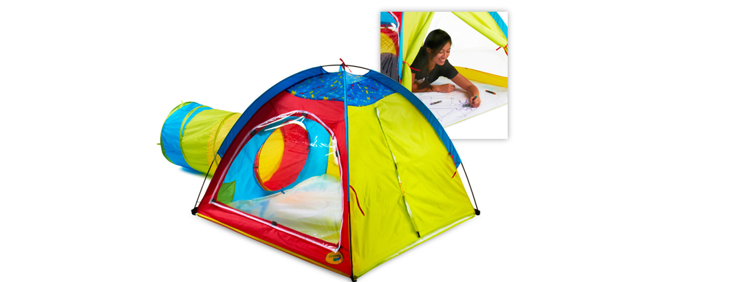 Crayola Art Club & Tunnel Play Tent