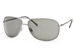 Silver/Gray Aviator 22 Sunglasses