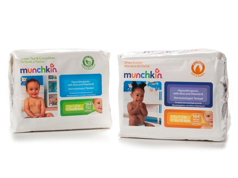 Munchkin Baby Wipes - 736 Wipes 2-Choices
