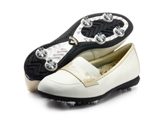 Women's Moccasin Golf Shoes, White