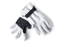 Fleece Gloves for Her - Light Grey