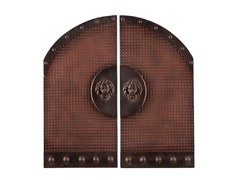 Lion's Head Gate 2pc Wall Plaque Set