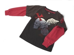 Brown Skull Shirt