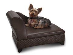 Storage Pet Bed - Basketweave Brown