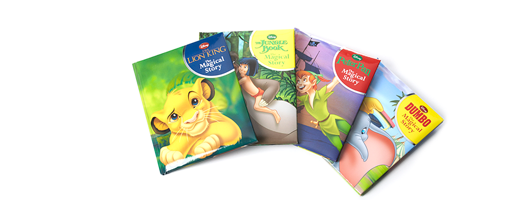 Disney Padded Book Bundle-Set of 4 Books