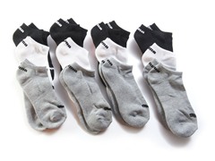 Low Cut Socks - 12 Pair - Assorted