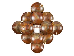 Coco-Shell Diamond Votive Wall Décor
