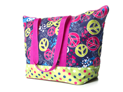 Splatter Peace Weekender Bag