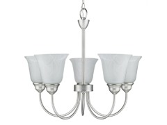 Satin Nickel 5-Light Chandelier