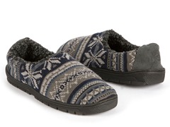 MUK LUKS® Fairisle Slipper Blue-Mens