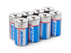 C Alkaline Batteries 8-Pack