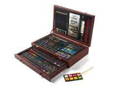 132-Piece Art Set in Wooden Case