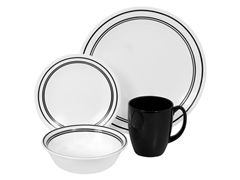 Livingware Classic Café Black 16pc Set