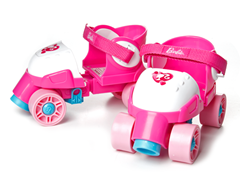 Grow With Me 1,2,3 Roller Skates- Barbie