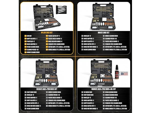 GLORYFIRE Universal Gun Cleaning Kit