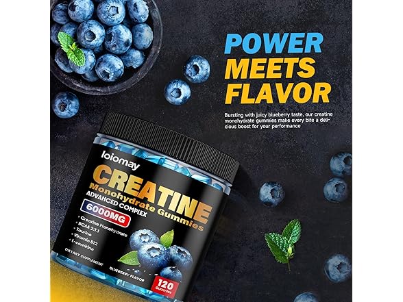 loiomay Creatine Monohydrate Gummies