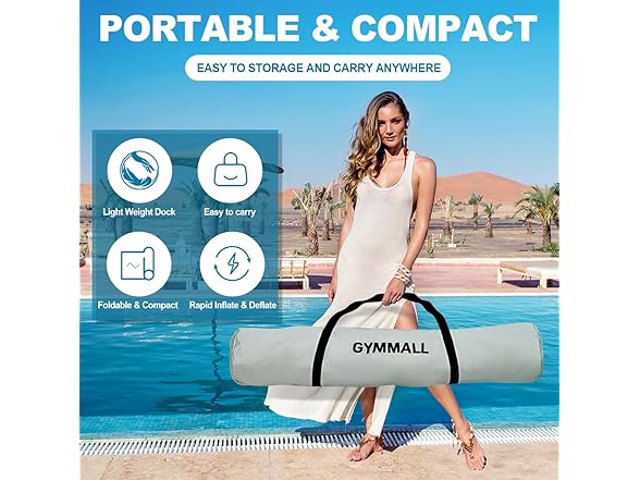 Inflatable Floating Dock Platform
