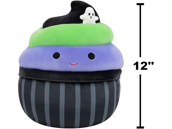Squishmallows 12in Kurt The Halloween Cupcake