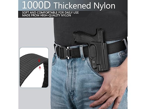 MOZETO Tactical Belts for Men 1.5" Nylon