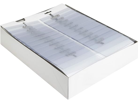 Business Source Name Badge Holder, Clear (01379)