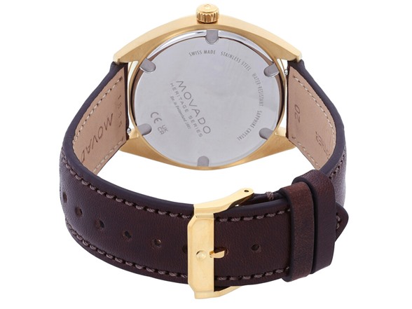 Movado Men's Heritage Datron Yellow Gold Watch
