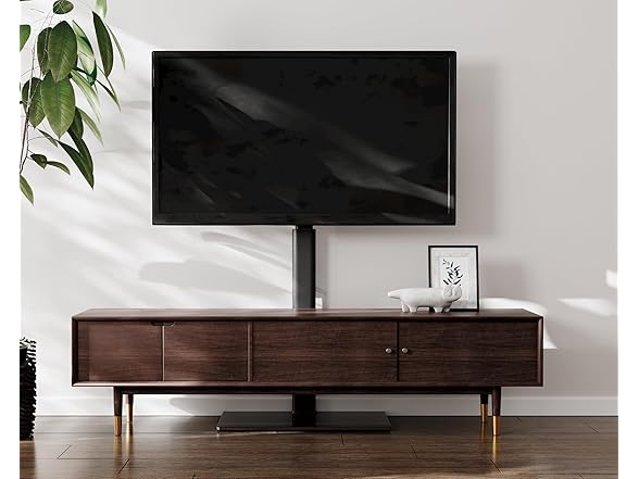 FITUEYES Floor TV Stand | No Shelves