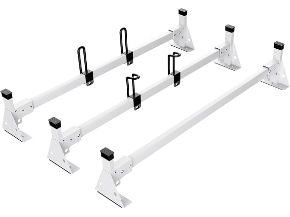 Trailer Ladder Rack, 54" 3 Crossbars Ladder Roof
