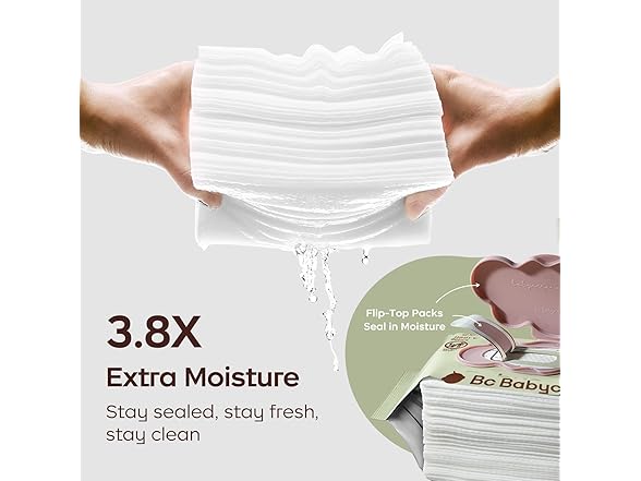 (3 Pack) Bc Babycare Cloud Moist Baby Wipes | 80 Count