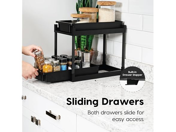 IRIS USA IRIS USA Under Sink Organizer, 4 Pack