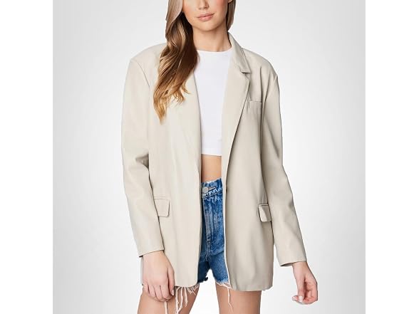 [BLANKNYC] Women's Oversized Blazer (X-Small)