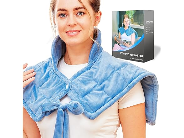 Heating Pad for Neck (Plaid Blue)
