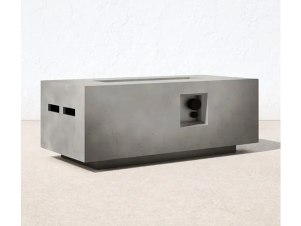 Brayden Studio B120P162827 Rectangular 42" Concrete Fire