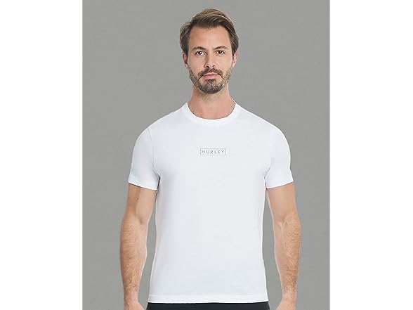Hurley Mens Logo Tee White (S)